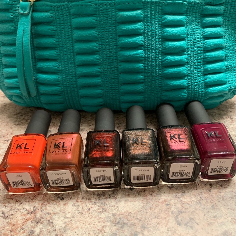 KL Polish red and orange copper bundle